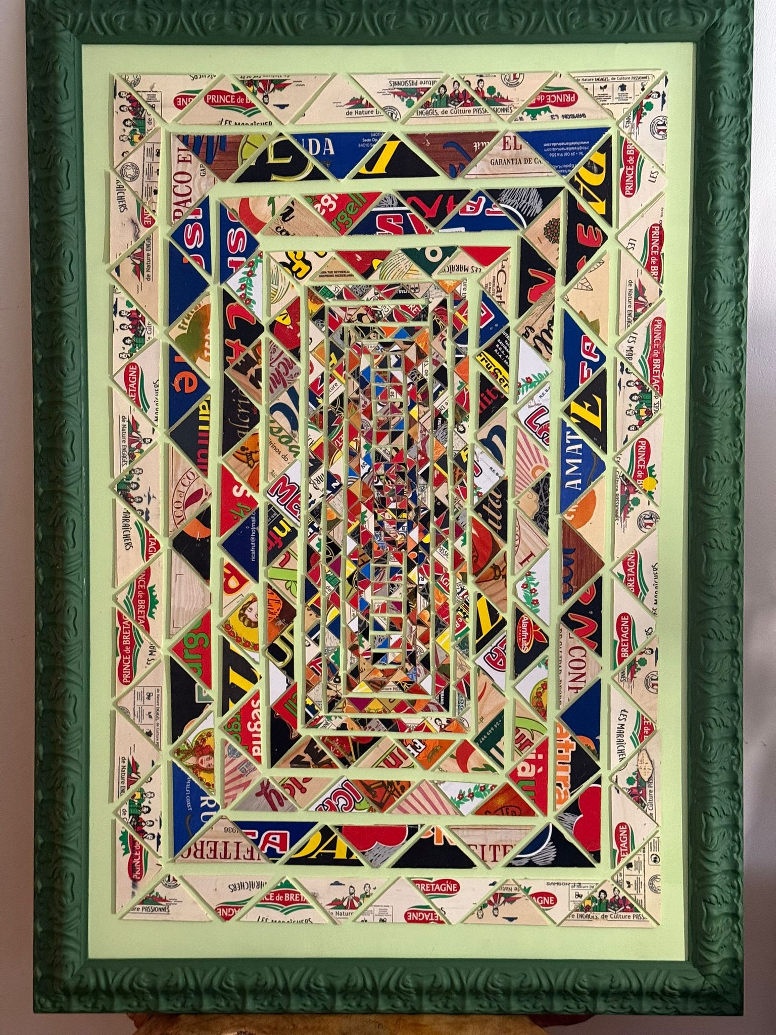 Kleurtjes in het groen 200x100 cm - Karl van Stek