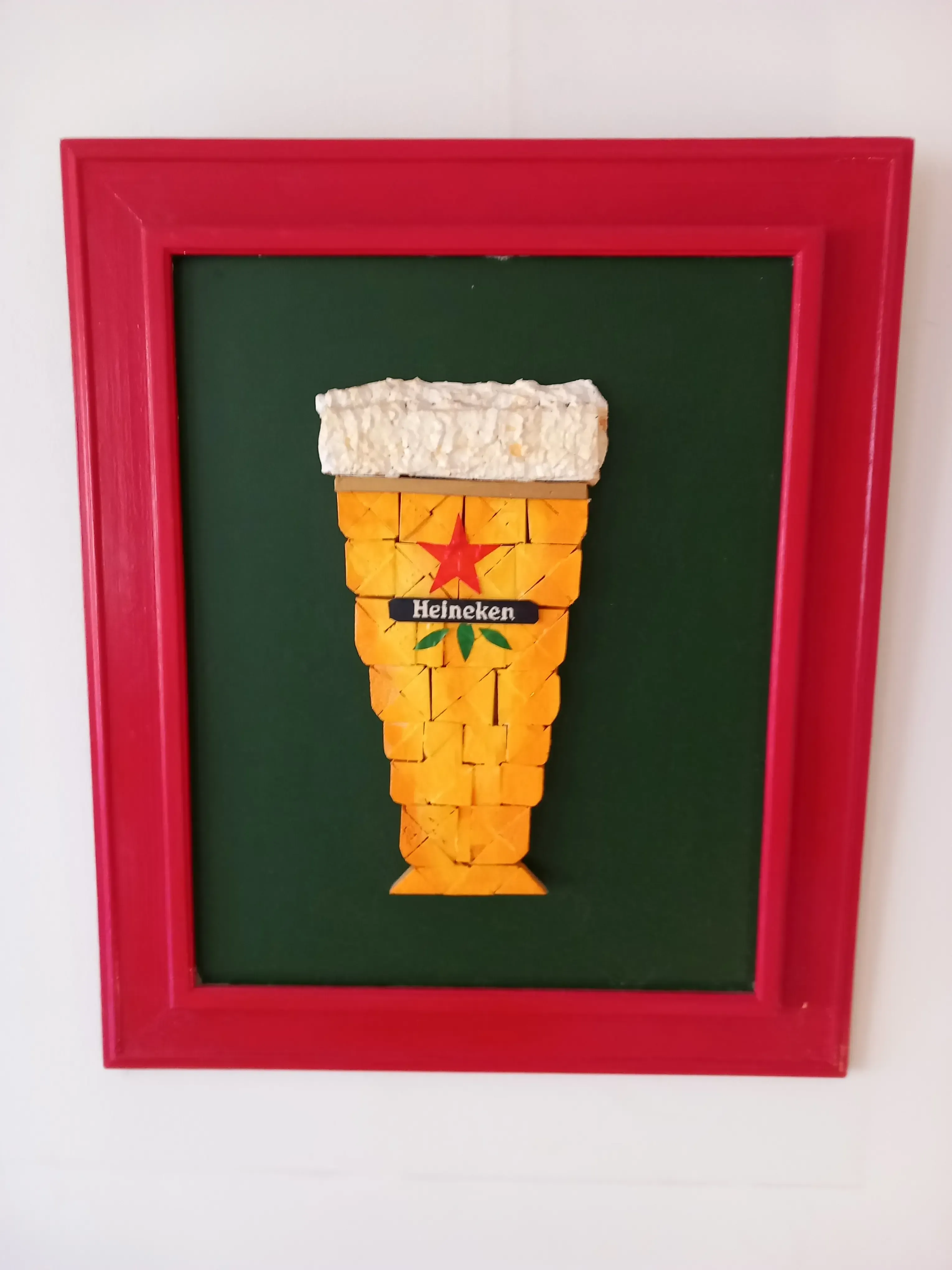 Heineken 62cm bij 54cm - Karl van Stek