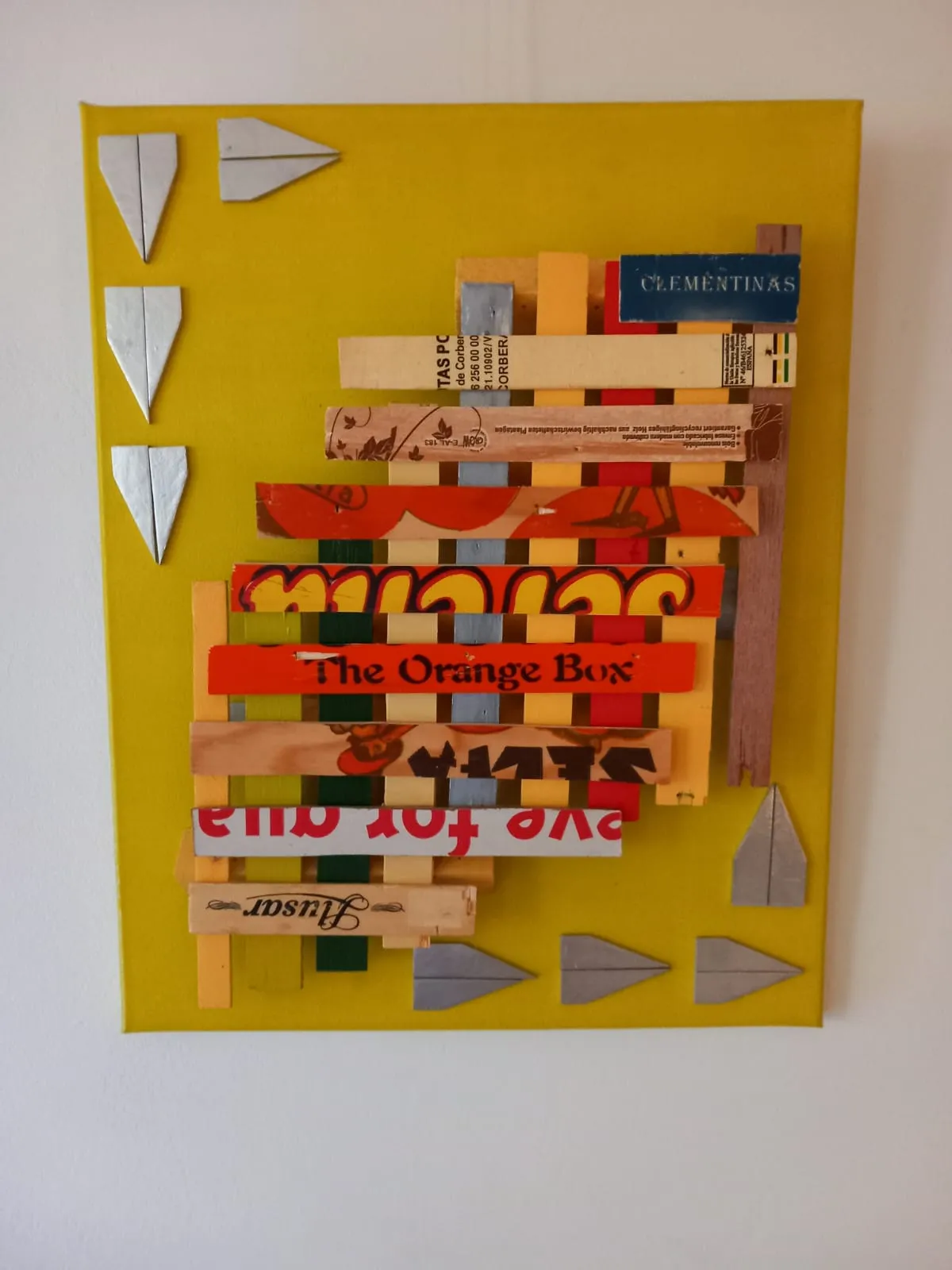 Kleuren fantasie Geel 50 bij 40 cm - Karl van Stek