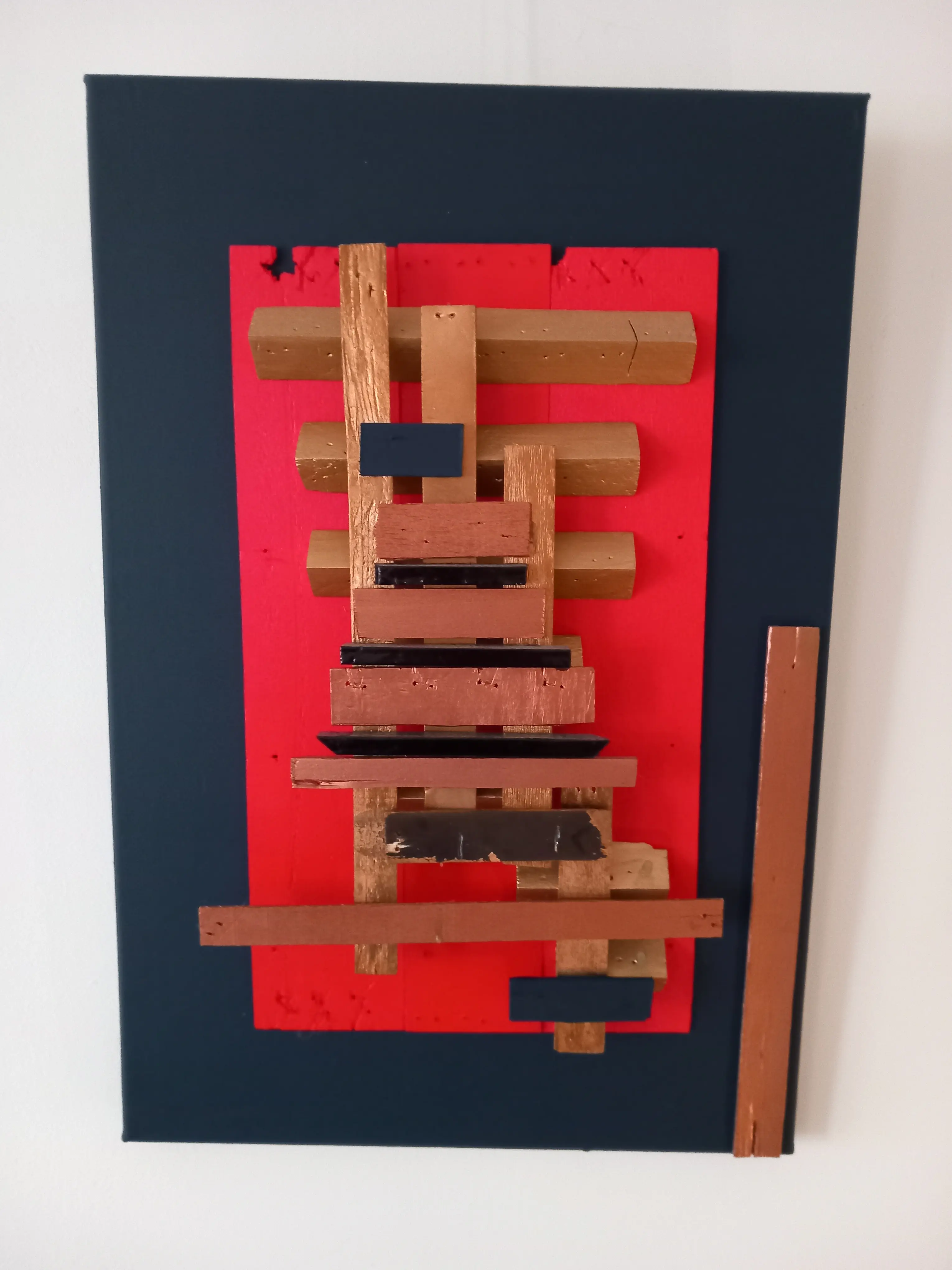 Kleuren Fantasie Goud 58 bij 40 cm - Karl van Stek